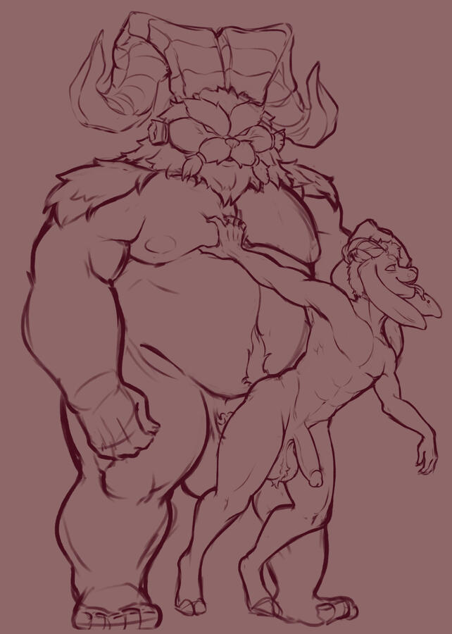 Sketch comm for Denkiam