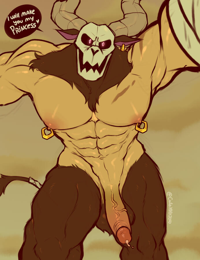 color sketch of wendigo (the legend of pipi)
